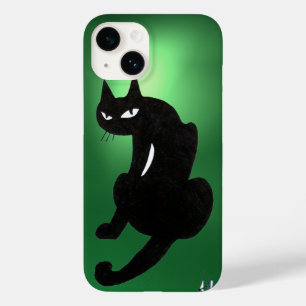 NINJA BLACK CAT green Case-Mate iPhone 14 Hoesje