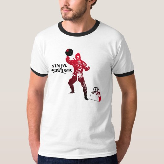 Ninja bowler t-shirt (Voorkant)