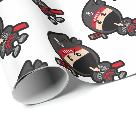 Ninja Boy Cadeaupapier (Rol Hoek)