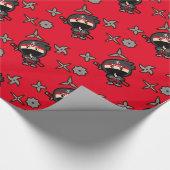 Ninja Boy Cadeaupapier (Hoek)