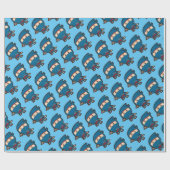 Ninja Boy Cadeaupapier (Vlak)