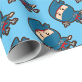 Ninja Boy Cadeaupapier (Rol Hoek)