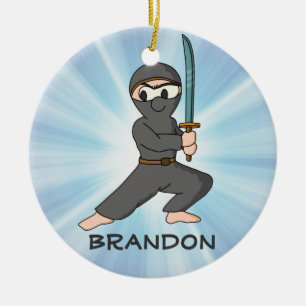 Ninja Boy Design Ornement