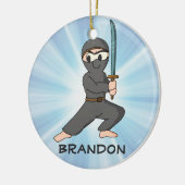 Ninja Boy Design Ornement (Gauche)