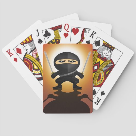 Ninja Boy Pokerkaarten (Achterkant)