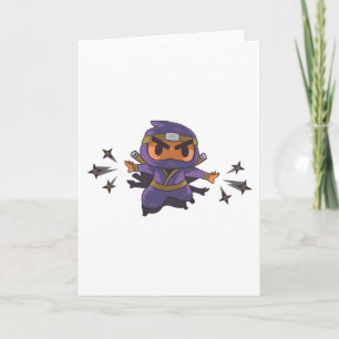 Ninja boy, schattige ninja kaart