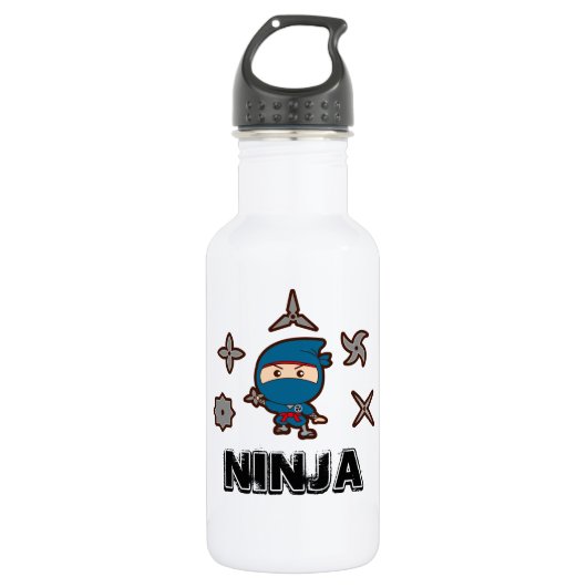 Ninja Boy Waterfles (Voorkant)