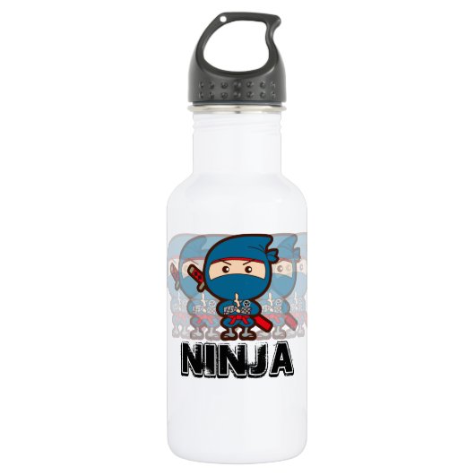 Ninja Boy Waterfles (Voorkant)