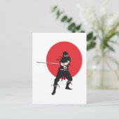 Ninja Briefkaart (Staand voorkant)