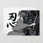 NINJA BRIEFKAART (Voorkant / Achterkant)