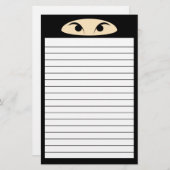 Ninja Briefpapier (Voorkant / Achterkant)