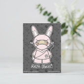 Ninja Bunny ! Carte postale (Debout devant)