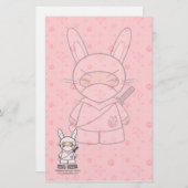 Ninja Bunny. Papierwaren (Voorkant / Achterkant)