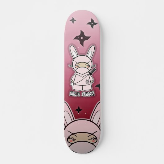 Ninja Bunny. Skateboard (Voorkant)