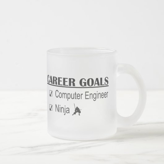 Ninja Career Goals - Computer Engineer Matglas Koffiemok (Rechts)