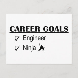 Ninja Career Goals - Engineer Briefkaart
