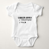 Ninja Career Goals - Software Engineer Romper (Voorkant)