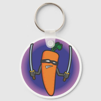 Ninja Carrot Keyring Sleutelhanger