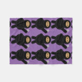 Ninja Cartoon Fleece Blanket Deken (Voorkant (Horizontaal))