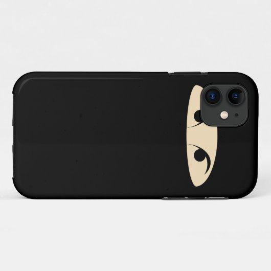 Ninja Case-Mate iPhone Case (Achterkant (horizontaal))