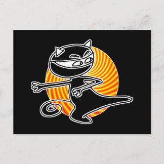 Ninja Cat Briefkaart
