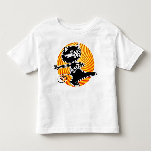 Ninja Cat Kinder Shirts (Voorkant)