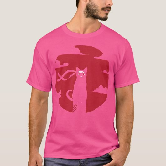 Ninja Cat Redmoon Massacre Shirt (Voorkant)
