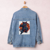 Ninja Cat Stealth Denim Jacket (Hangar)