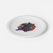 Ninja Cat Stealth Papieren Bordje (Gekanteld)