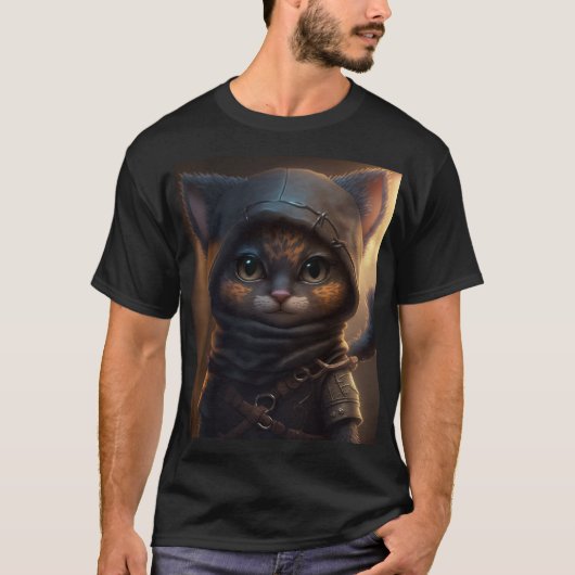 Ninja Cat T-shirt (Voorkant)
