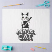 Ninja cat T-Shirt Tissuepapier (Craft)