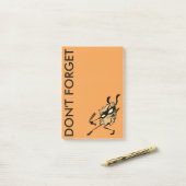 NINJA CHEEST MET NUNCHUCKS POST IT NOTEPAD POST-IT® NOTES (Op bureau)