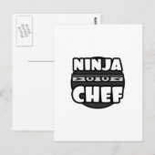 Ninja Chef Briefkaart (Voorkant / Achterkant)