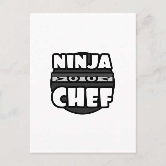 Ninja Chef Briefkaart (Voorkant)