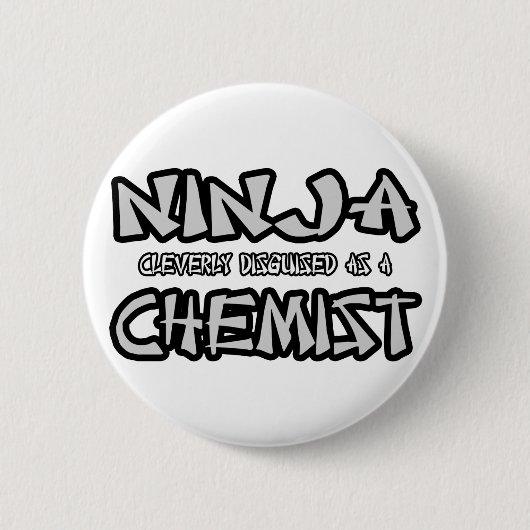 Ninja...Chemist Ronde Button 5,7 Cm (Voorkant)