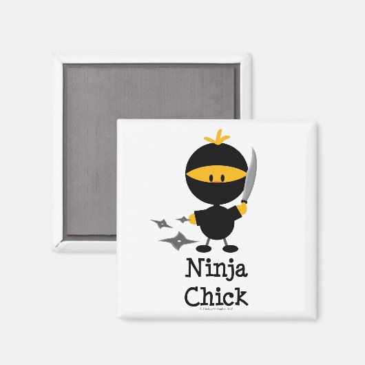 Ninja Chick Magnet (Recto/Verso)