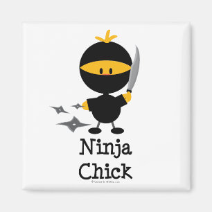 Ninja Chick Magnet Magneet