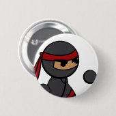 Ninja Close-up Ronde Button 5,7 Cm (Voorkant /achterkant)