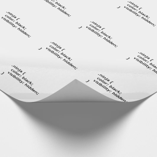 Ninja-code, script cadeaupapier (Hoek)
