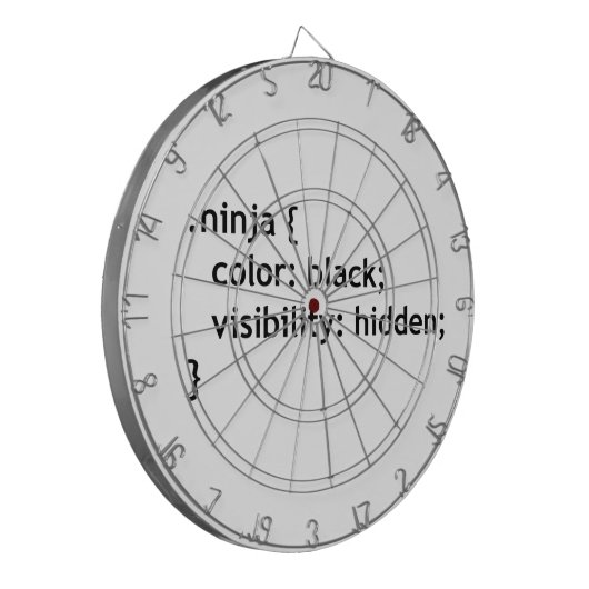 Ninja-code, script dartbord (Voorkant Links)