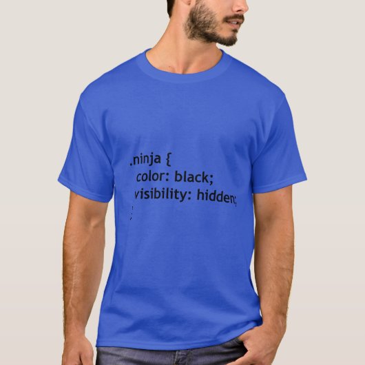 ninja-code, script letterhead t-shirt (Voorkant)