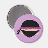 Ninja Cupcake Magneet (Voorkant / Achterkant)