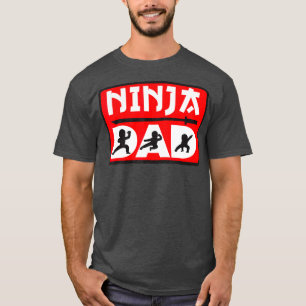 Ninja Dad Matching Family Ninja Warrior Funny T-shirt