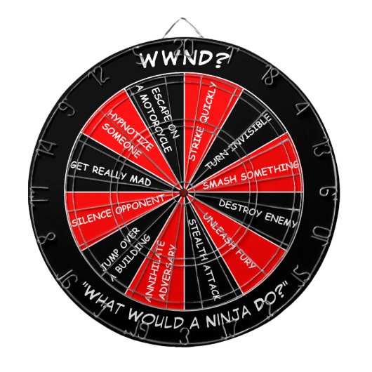 Ninja Dartbord (Voorkant)