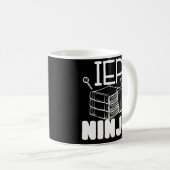 Ninja de enseignement drôle tasse de professeur (Devant droit)