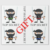 Ninja de Gift Guards Cadeaupapier (Vlak)