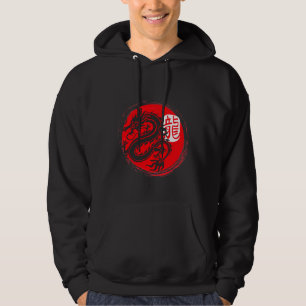 Ninja Dragon Japanse Oriental Sun Japan Art Hoodie