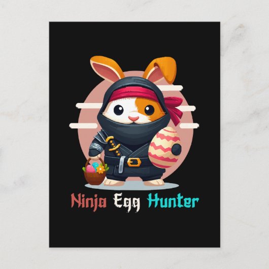 Ninja Egg Hunter Briefkaart (Voorkant)