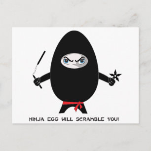 Ninja Egg zal je Briefkaart scrammeren