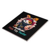 Ninja Eier Jager Tegeltje (Zijkant)